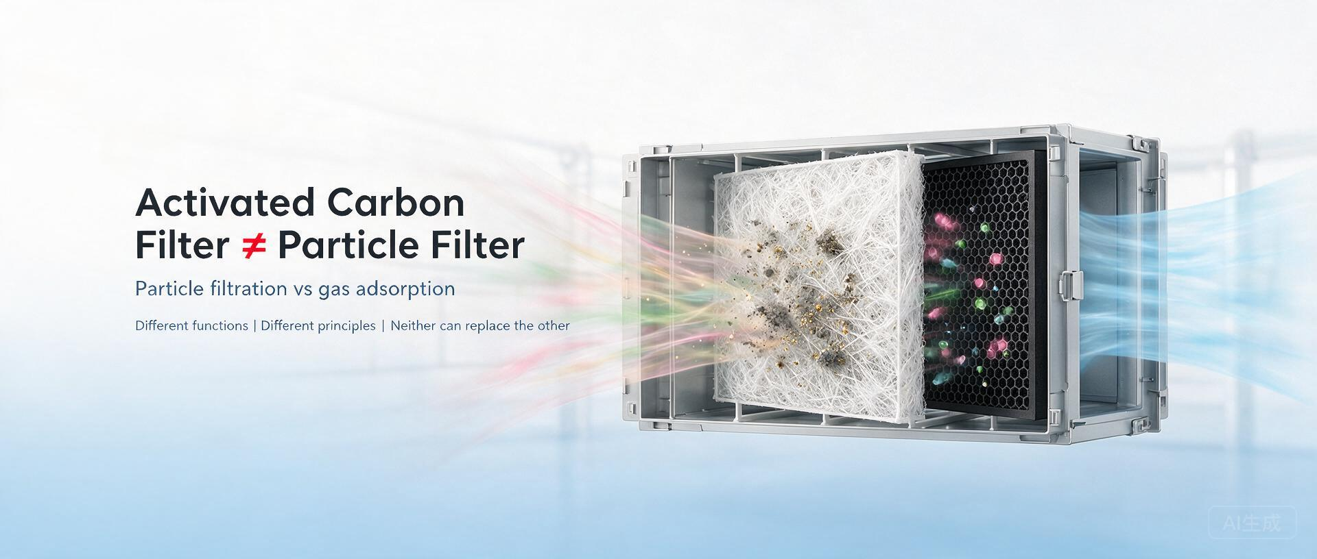 Why an Activated Carbon Filter Cannot Replace a Particle Filter