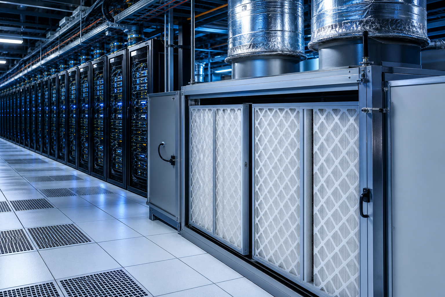 AI Data Center HEPA Filter Selection: Balancing Cleanliness and PUE