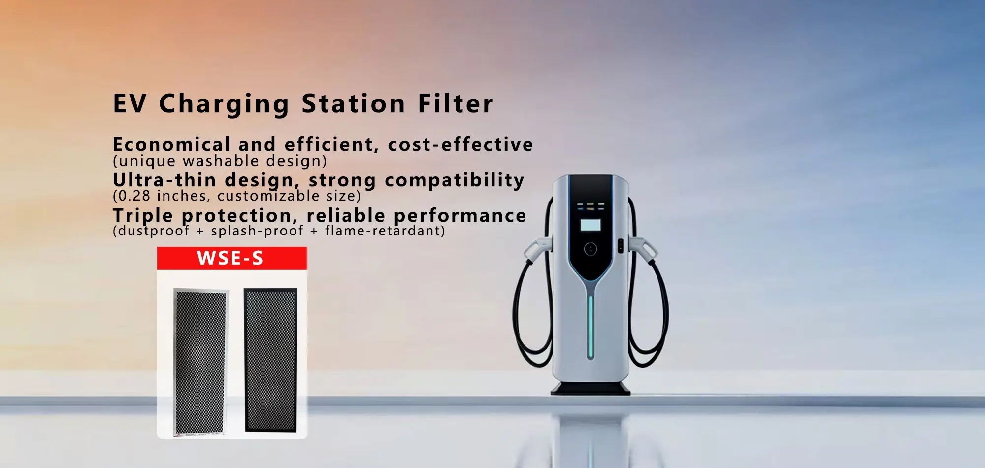 【Outdoor Protection for EV Charging Piles Whitepaper】Triple Challenges of Dust, Rain and Condensation & Whalesens WSE-S Dedicated Filter Solutions