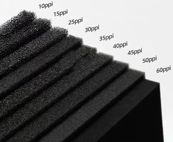 HVAC Activated Carbon Polyester Foam Filter 10-60PPI