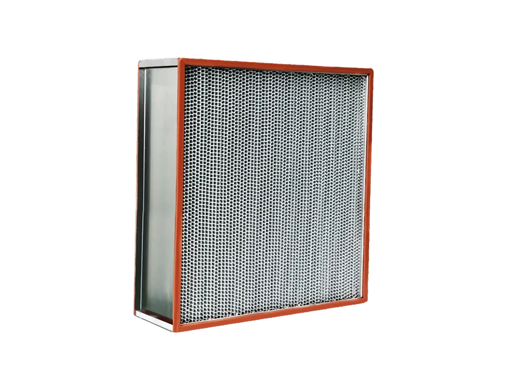 250 Degree High Temperature Pleated Panel HEPA Filter
